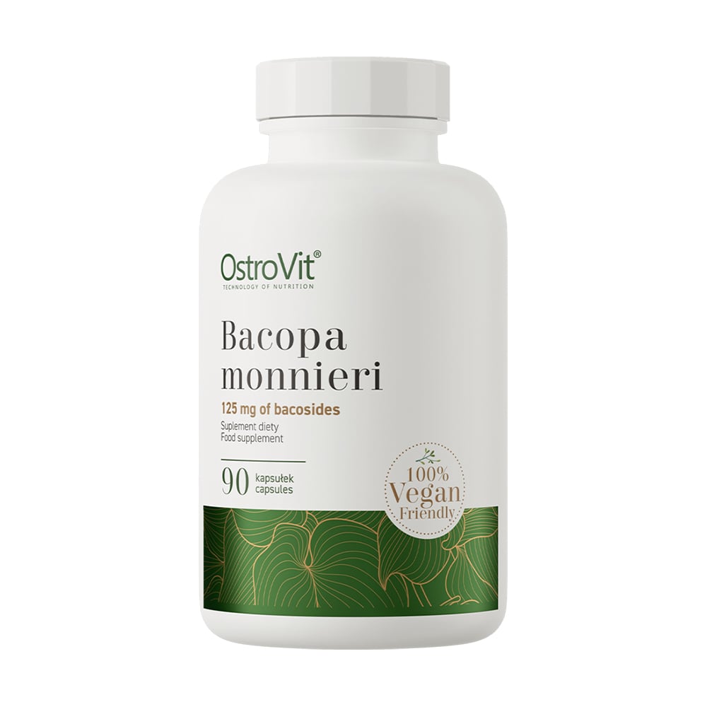 Бакопа Мон'є OstroVit Bacopa Monnieri 125 мг, 90 капсул